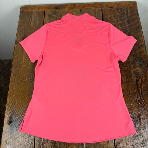 Callaway Women’s Pink Golf Shirt Medium Opti-Dri Performance Polo Activewear - Picture 9 of 10